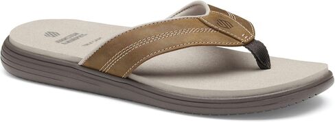 Johnston & Murphy Men’s Upton Flip-Flop Sandals, Leather Flip Flops for Men, Casual Summer Shoes in Saudi Arabia