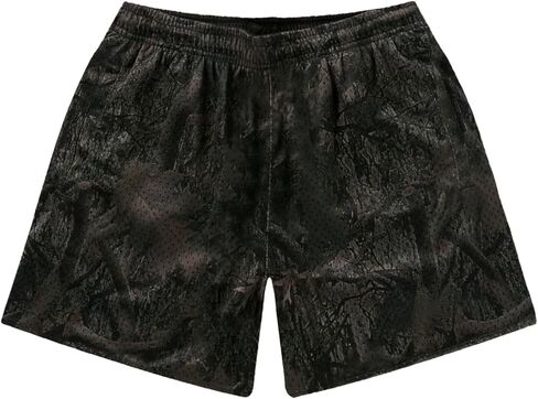 Men’s Mesh Basketball Shorts Camo Print Breathable Athletic Shorts Streetwear Cool Outdoor Casual Wear in Kuwait