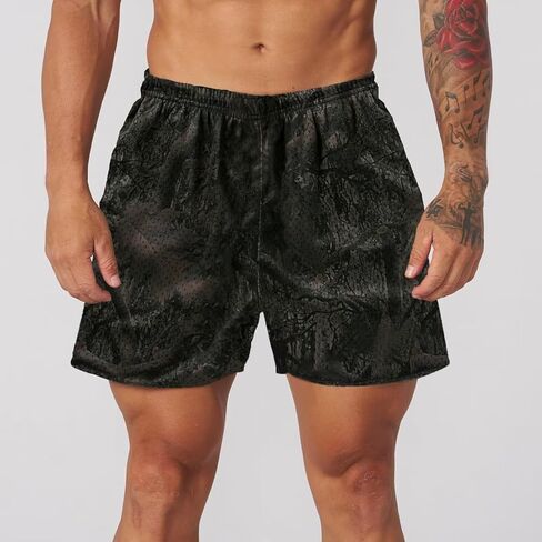 Men’s Mesh Basketball Shorts Camo Print Breathable Athletic Shorts Streetwear Cool Outdoor Casual Wear in Kuwait