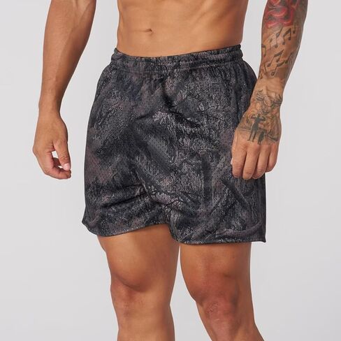 Men’s Mesh Basketball Shorts Camo Print Breathable Athletic Shorts Streetwear Cool Outdoor Casual Wear in Kuwait