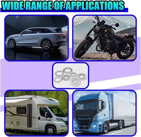 570 قطعة 18 مقاسًا لمجموعة حشية تصريف الزيت، M6 M8 M10 M12 M14 M16 M18 M20 M22 M24 حشية وعاء الزيت، غسالة سحق محرك السيارة من الألومنيوم لمعظم المركبات in Saudi Arabia
