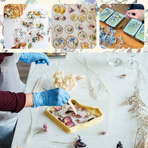 TooGet Dried Flowers 9 Bags Mixed Color Natural Real Dried Flowers Leaves for Crafts Colorful Mini Dry Wildflowers Plants for DIY Art Candle Resin, Jewelry Crafts, Weeding Home Decorations in Kuwait