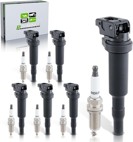 UF592 Ignition Coil LF6RAIX-11 Iridium-Platinum Spark Plug for BMW 128i 130i 135i 320i 323i 325i 328i 330i 335i 435i 525i 528i 530i 535i 640i 740i M235i M3 X1 X3 X5 X6 Z3 Z4 in Saudi Arabia
