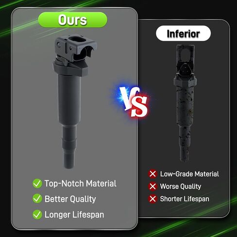 UF592 Ignition Coil LF6RAIX-11 Iridium-Platinum Spark Plug for BMW 128i 130i 135i 320i 323i 325i 328i 330i 335i 435i 525i 528i 530i 535i 640i 740i M235i M3 X1 X3 X5 X6 Z3 Z4 in Saudi Arabia