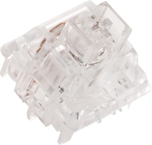 WS POM Purple Linear Mechanical Keyboard Switch (35Pcs) - 5 Pin Pre-lubed 22mm Dual-Stage Spring Switches with Full POM Material, Compatible with MX Keycaps for Gaming Keyboard in Saudi Arabia