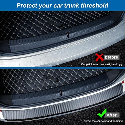 Trunk Sill Guard for Toyota 4Runner (2020-2024), Scratch Protection Anti-Slip Durable Rear Bumper Cover Trim Car Accessories in Saudi Arabia
