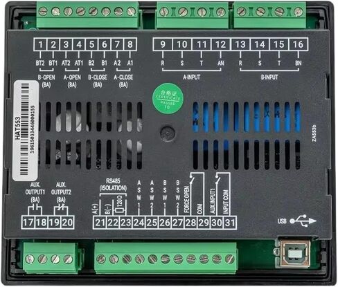 HAT552 553 Dual Power ATS Controller 2 Way 3 Phase in Saudi Arabia