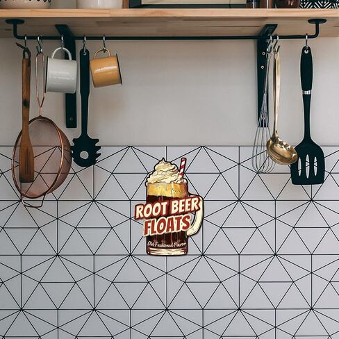 GLOBLELAND "Enjoy Ice Cream Vintage Metal Tin Sign Retro Ice Cream Plaque Poster Metal Wall Decorative Tin Signs for Home Cold Drink Shop Restaurant Coffee Shop Club Bar Decoration in Saudi Arabia