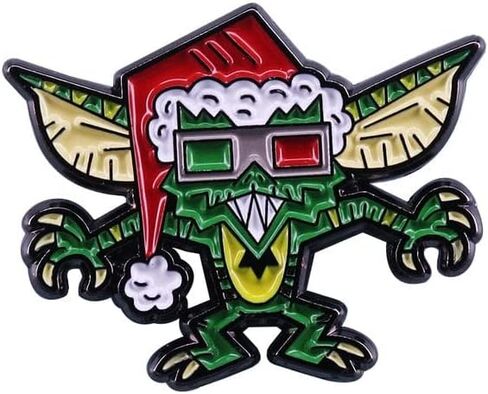 Christmas Hat Gremlins Gremlin 80s retro movie 1.25" Lapel Enamel Pin in Saudi Arabia