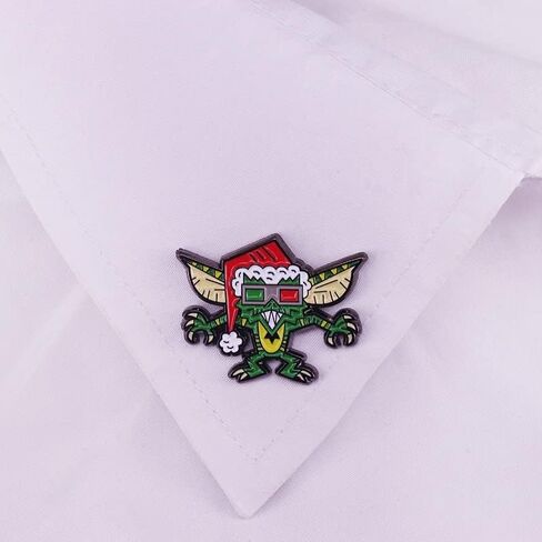 Christmas Hat Gremlins Gremlin 80s retro movie 1.25" Lapel Enamel Pin in Saudi Arabia