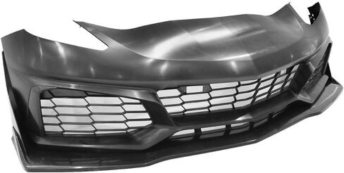 IKON MOTORSPORTS Front Bumper Cover Guard Compatible With 2014-2019 Chevrolet Corvette C7, Upgrade ZR1 Style PP Bumper Guard Protector Mask in Saudi Arabia