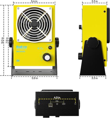 BK001 Ion Blower, Eliminate Static Electricity, Positive and Negative Charge Generator, Neutralization of Ions, Electronic Production and Maintenance of Anti-Static in Kuwait