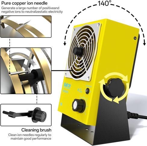 BK001 Ion Blower, Eliminate Static Electricity, Positive and Negative Charge Generator, Neutralization of Ions, Electronic Production and Maintenance of Anti-Static in Kuwait