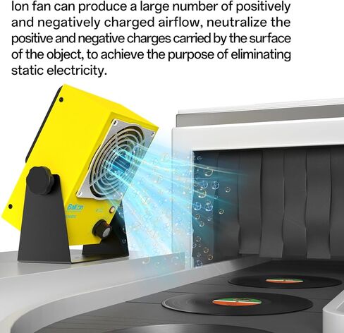 BK001 Ion Blower, Eliminate Static Electricity, Positive and Negative Charge Generator, Neutralization of Ions, Electronic Production and Maintenance of Anti-Static in Kuwait