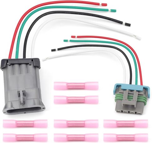 3017238 3017233 Spinner/Auger Wire Repair Harness Replacement for SaltDogg SHPE0750 SHPE1500 SHPE2000 SHPE4000 PRO2000 PRO2000CH PRO2500 PRO2500CH, 2-Pin and 4-Pin Male and Female Kit in Saudi Arabia