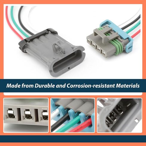 3017238 3017233 Spinner/Auger Wire Repair Harness Replacement for SaltDogg SHPE0750 SHPE1500 SHPE2000 SHPE4000 PRO2000 PRO2000CH PRO2500 PRO2500CH, 2-Pin and 4-Pin Male and Female Kit in Saudi Arabia