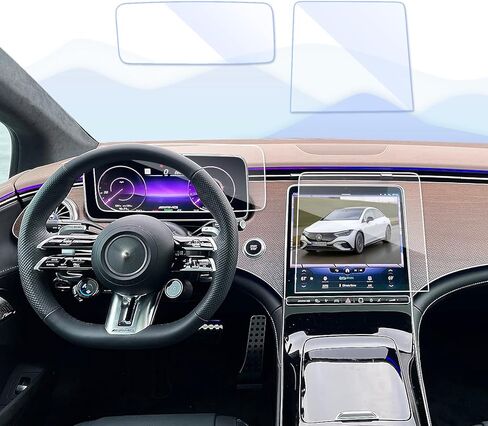 2pcs Matte 2024 C300 Screen Protector for 2024 Mercedes Benz GLC 300 accessories 2025 2022-2024 Mercedes GLC300 C43 W206 C43 2024 Mercedes Benz GLC 300 screen protector Anti Glare Fingerprint in Saudi Arabia