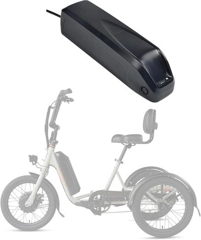بطارية Ebike 48V 14Ah 672W حزمة بطارية خارجية للدراجة الكهربائية لـ RadExpand 5 Plus RadWagon RadRunner 2 RadWagon 4 5 RadPower قابلة للطي بطاريات الدراجة الإلكترونية مع قاعدة، شاحن (48v15Ah) in Kuwait