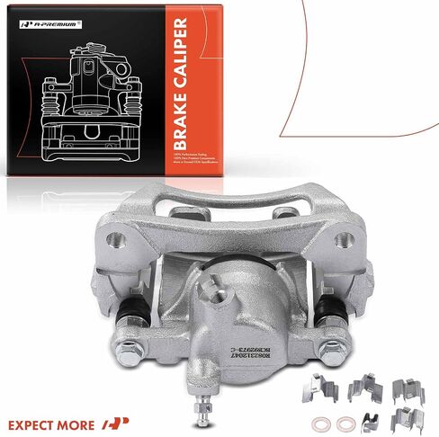A-Premium Disc Brake Caliper Assembly with Bracket Compatible with Toyota Land Cruiser & Lexus LX470, 1998-1999, 4.7L - Rear Right Passenger Side in Saudi Arabia