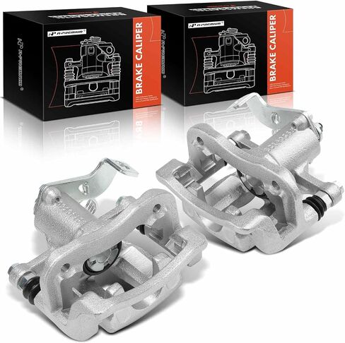 A-Premium Disc Brake Caliper Assembly with Bracket Compatible with Hyundai Accent 2018-2022 & Kia Rio 2017-2022, Rear Driver and Passenger Side in Saudi Arabia