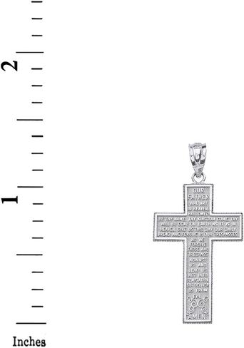 Claddagh قلادة صليب صلاة الأب الرب من الذهب عيار 925 من الفضة الإسترليني in Saudi Arabia