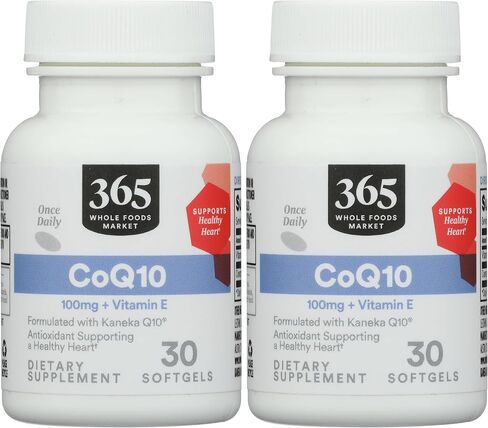 365 by Whole Foods Market, Co Q10 100Mg, 30 Softgels in Saudi Arabia