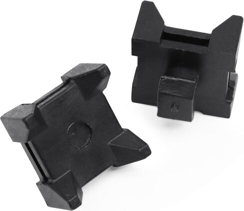 10 Pieces Plastic Cable Zip Tie Mounting Block, Cable Base Fixture, Wire Clips, Management Fastener for 45 Series Aluminum T-Slot Extruded Profiles in Saudi Arabia