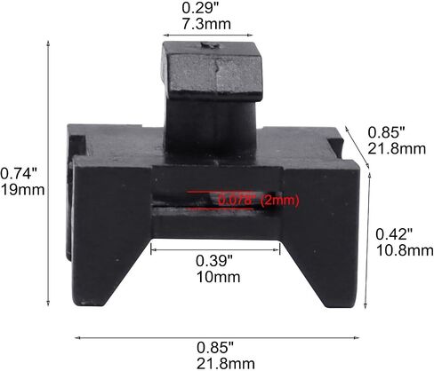 10 Pieces Plastic Cable Zip Tie Mounting Block, Cable Base Fixture, Wire Clips, Management Fastener for 45 Series Aluminum T-Slot Extruded Profiles in Saudi Arabia
