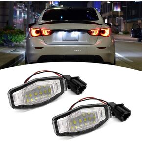 مجموعة مصابيح لوحة ترخيص LED، OEM # 34100S0A013 34104S0A013 34100S84A01 34106SNBA01 34103SNB003، متوافقة مع Honda Accord Civic City MK4 MR-V/Pilot Odyssey (أبيض) in Kuwait