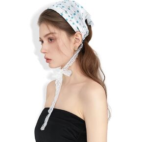 Headband for Women, 2 Pack Red Plaid & Purple Plaid Country Scarf Headband Pastoral Style Hairband with Breath Comfortable Hair Band Travel in Kuwait