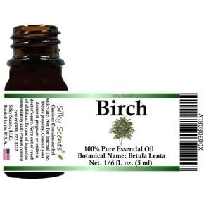 زيت البتولا العطري (بيتولا لينتا) نقي وطبيعي 100% مع غطاء معتمد مقاوم للأطفال، 3.38 أونصة سائلة (100 مل) in Kuwait