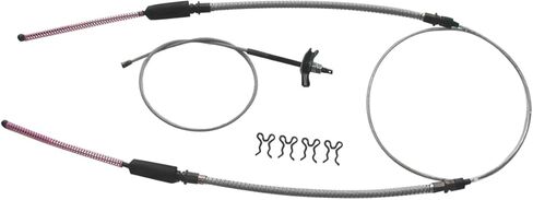 Inline Tube 1967-79 Corvette Parking Brake Cable Kit w/Hardware, Stainless in Kuwait