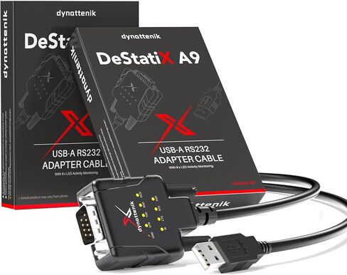 كابل محول USB إلى Serial / RS232 (DB9) مع مصابيح LED STATUS 9 × ، Windows / Mac in Kuwait