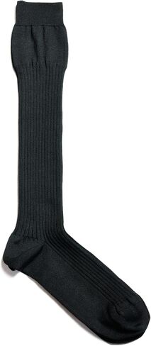 L.Martin 16" 100% Pima Cotton Over the Calf Dress Socks-Men Women-Long Ribbing in Saudi Arabia