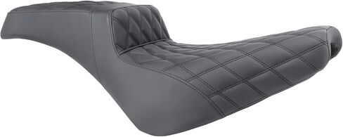 One Piece Driver & Passenger Seat Fit For Harley Softail Street Bob FXBB FXBBS 2018-2025 Softail Standard FXST 2020-2025 Heritage Classic FLHCS 114 2018-2024 (Black Stitching) in Kuwait