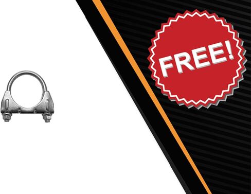 العادم الشمالي الشرقي | Stainless Steel - Exhaust Tail Pipe Compatible for Jeep Wrangler 1997-2006 4.0L 2.4L 2.5L - Includes Clamp | قطع غيار السيارات in Saudi Arabia