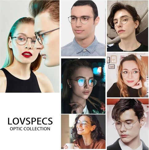 Round NearSighted Distance Glasses Women Men,Nearsighted Far Vision Driving Eyeglasses,Retro Myopia Wire Frame in Saudi Arabia