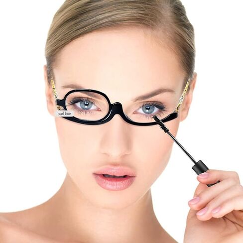 OREUDO Readers Magnifying Makeup Glasses Eye Make Up Spectacles Flip Down Lens Folding CosmeticReading Glass Eyeglasses in Saudi Arabia