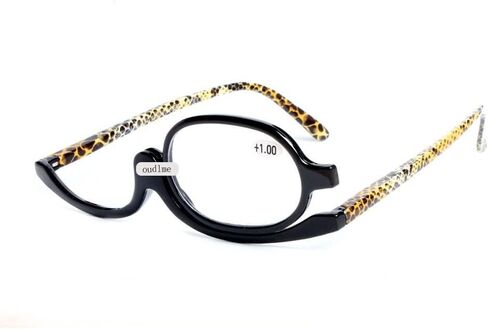 OREUDO Readers Magnifying Makeup Glasses Eye Make Up Spectacles Flip Down Lens Folding CosmeticReading Glass Eyeglasses in Saudi Arabia