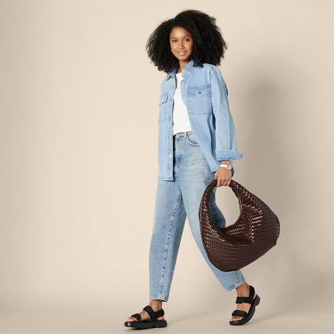 Amazon Essentials Women's Woven Shoulder Bag in Saudi Arabia