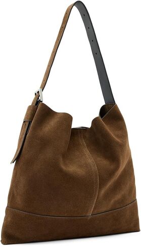 Asha Suede M Bag, Fango Brown in Saudi Arabia