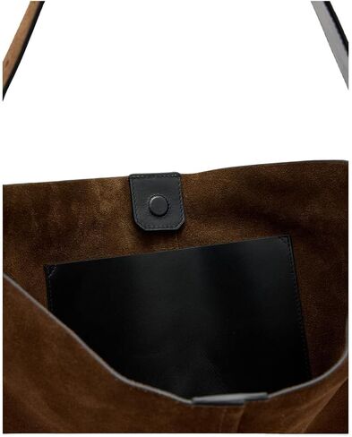 Asha Suede M Bag, Fango Brown in Saudi Arabia