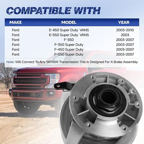 Driveshaft Center Brake Assembly, Fit for Ford E-450 Super Duty, E-550 Super Duty, F-350, F-450, OE 6C24-2598-AA, 6C2Z2598AA, 3C342598AB, 6C242598AA, 6051001056 in Saudi Arabia