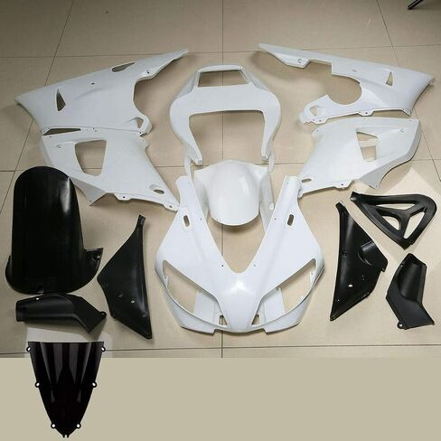 طقم هيكل Green-L مناسب لياماها YZF-R1 2004-2006 YZFR1 دراجة نارية غير مطلي حقن هدية الزجاج الأمامي in Saudi Arabia