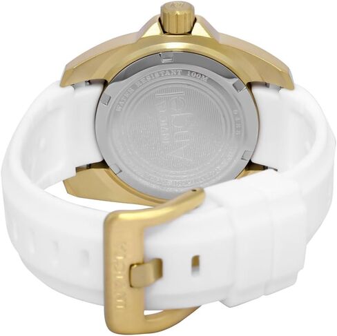Invicta Women's 0488 Angel Gold-Tone Watch with White Silicone Band in Saudi Arabia