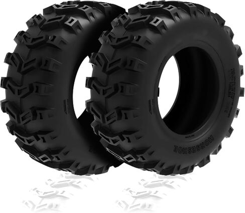 2 NEW HORSESHOE ATV Trencher Tires 15x5.00-6 6Ply 15x5x6 Snow Hog Lawn and Garden Tires Snow Blower Thrower Tubeless Tires 15x5-6 AG Tactor Snow 15 5.00 6 ATV Snow T129-2 1556 in Kuwait
