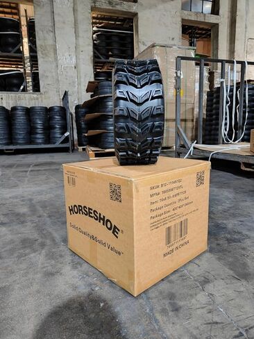 2 NEW HORSESHOE ATV Trencher Tires 15x5.00-6 6Ply 15x5x6 Snow Hog Lawn and Garden Tires Snow Blower Thrower Tubeless Tires 15x5-6 AG Tactor Snow 15 5.00 6 ATV Snow T129-2 1556 in Kuwait
