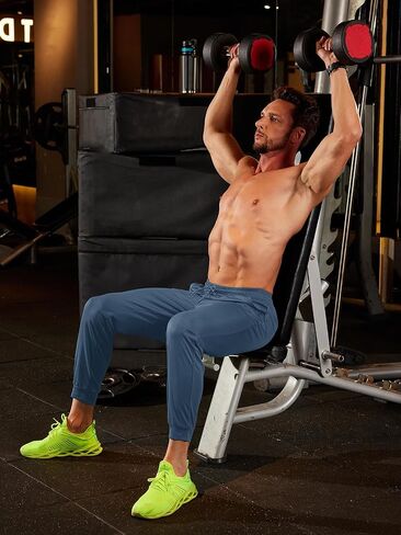 Men’s Quick Dry Joggers Sweatpants Breathable Running Pants with Pockets Lightweight Athletic for Workout in Saudi Arabia