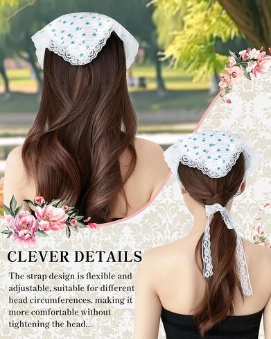 Headband for Women, 2 Pack Red Plaid & Purple Plaid Country Scarf Headband Pastoral Style Hairband with Breath Comfortable Hair Band Travel in Kuwait
