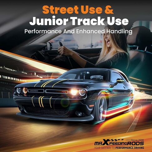 maxpeedingrods Coilover لسوبارو امبريزا WRX 2008-2014، طقم تعليق كويلوفيرز قابل للتعديل بـ 24 مستوى، دعامات ممتص الصدمات قابلة لضبط الارتفاع، طقم خفض، T7 ترقية كويلوفر السباق in Saudi Arabia